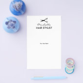 Eigen haarspatlappen voor haarstylist of salon flyer (Enkel)