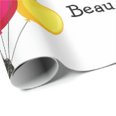 Eigen Happy Birthday Black & White Bernedole Wr Cadeaupapier (Rol Hoek)