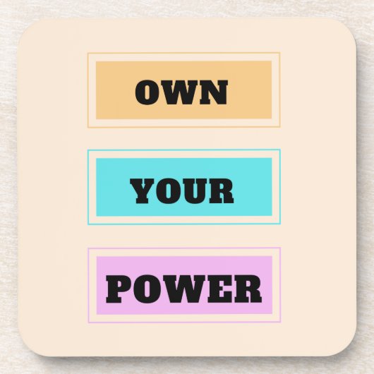 Eigen harde Onderzetter uit uw stroomgebied - set  (Voorkant)