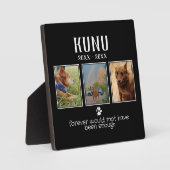 Eigen herdenking van huisdieren Gift Memorial Foto Fotoplaat (Voorkant)