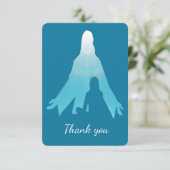 Eigen herdenkingsBedankt Jezus in mij Kaart (Staand voorkant)