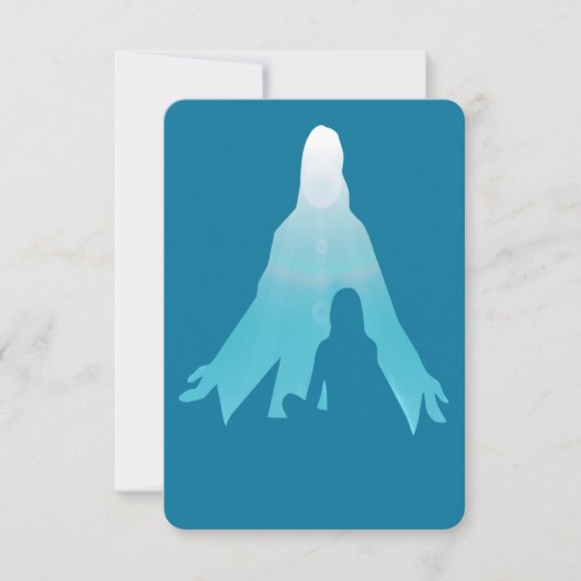 Eigen herdenkingsBedankt Jezus in mij Kaart (Voorkant)