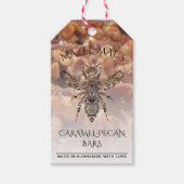 Eigen Homemade Caramel-Pecan Bars Honinglabels Cadeaulabel (Voorkant)