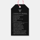 Eigen Homemade Caramel-Pecan Bars Honinglabels Cadeaulabel (Achterkant)