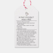 Eigen Homemade Honey Hazelnut Bked Brie Labels Cadeaulabel (Achterkant)