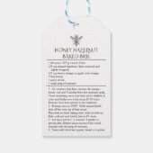 Eigen Homemade Honey Hazelnut Bked Brie Labels Cadeaulabel (Achterkant)