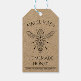 Eigen Homemade-honinglabels Cadeaulabel