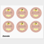 Eigen Homemade Limoncello Etiket Roze (Vel)