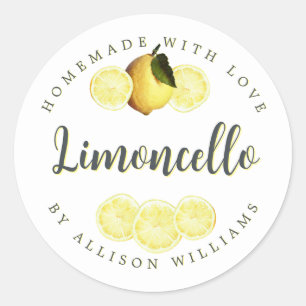 Eigen Homemade Limoncello Label