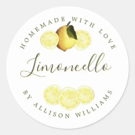 Eigen Homemade Limoncello Label