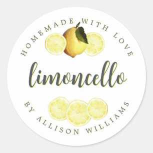 Eigen Homemade Limoncello Label