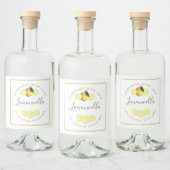Eigen Homemade Limoncello Label Likeurfles Etiket (Flessen)