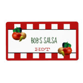 Eigen Homemade Salsa Label (Voorkant)