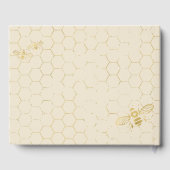 Eigen hondenweddenschap met honingbijen gastenboek (Achterkant)