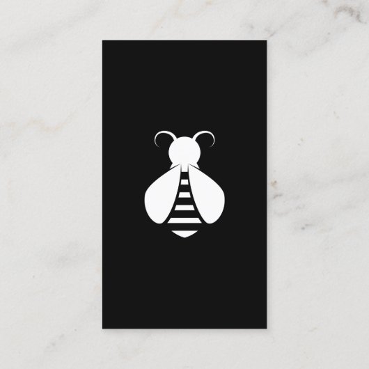 Eigen honingbijen visitekaartje (Achterkant)