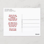 Eigen houten planken voor Wreats & Farmhouse Briefkaart (Achterkant)