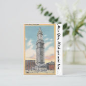 Eigen huis, Boston, Massachusetts. Briefkaart (Staand voorkant)