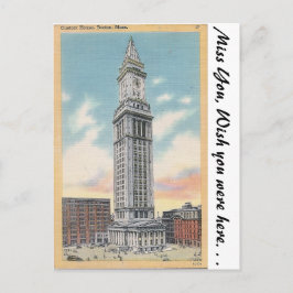 Eigen huis, Boston, Massachusetts. Briefkaart