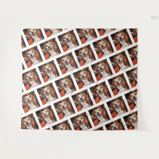 Eigen huisdier foto - Hond, Kat, Step en Repeat ac Wandkleed (Voorkant (horizontaal))