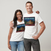 Eigen huiskamer met labelMonterey, CA T-shirt (Unisex)
