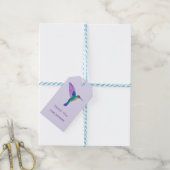 Eigen Hummingbird Gift Label Cadeaulabel (Met Touw)