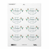 Eigen Hummingbird Label (Full Sheet)