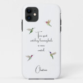 Eigen Hummingvogels Case-Mate iPhone Case (Achterkant)