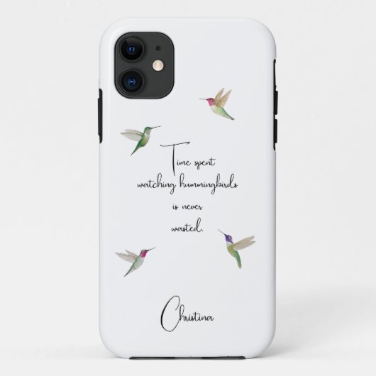 Eigen Hummingvogels Case-Mate iPhone Case (Achterkant)