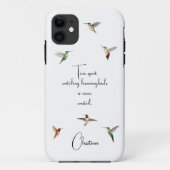 Eigen Hummingvogels Case-Mate iPhone Case (Achterkant)