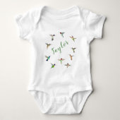Eigen Hummingvogels Romper (Voorkant)