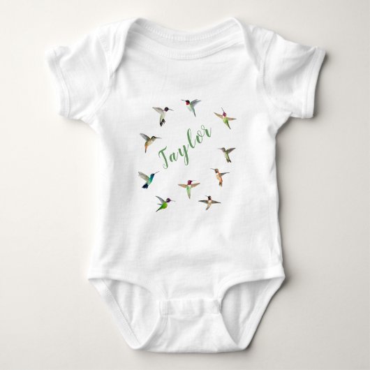 Eigen Hummingvogels Romper (Voorkant)