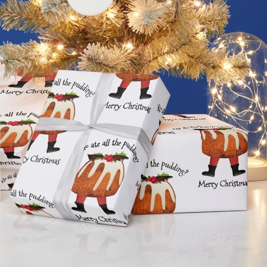 Eigen Humor voor pudding Cadeaupapier (Feestdagen)