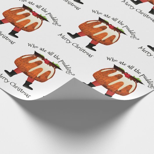 Eigen Humor voor pudding Cadeaupapier (Hoek)