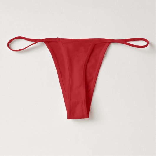 Eigen huwelijksmonogram rood dun voor bruid slip (Achterkant)