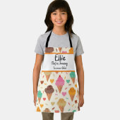 Eigen ijsvormende chef-kok schort (Insitu)