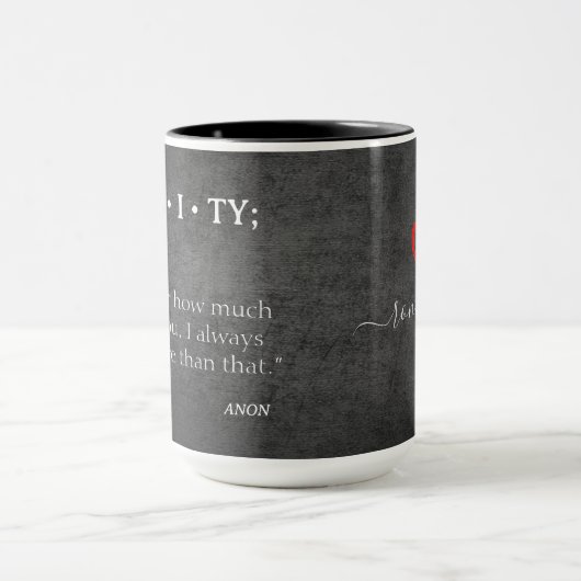 Eigen INFINITEIT U houdt meer van woordenboek Defi Mok (Midden)