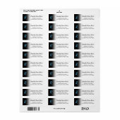 Eigen Initiaal Letter Return Address Label (Full Sheet)