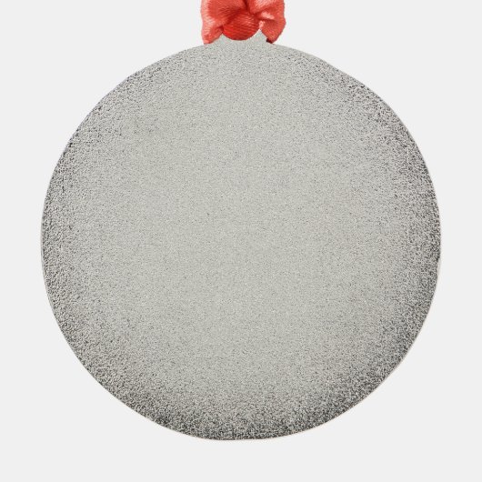 Eigen jaartal Rood Metalen Ornament (Achterkant)