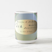 Eigen Jubileum Wilde bloem Koffiemok (Center)