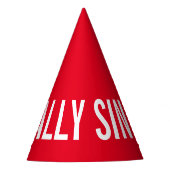 Eigen JURIDISCH ÉÉN ENKELE Funny Cake Party Feesthoedjes (Voorkant)