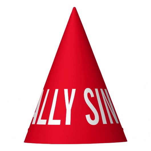 Eigen JURIDISCH ÉÉN ENKELE Funny Cake Party Feesthoedjes (Voorkant)