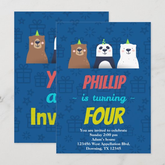 Eigen Kaarten Petten Cartoons (Voorkant / Achterkant)