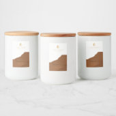 Eigen kaartenlabel voedselcontainer etiket (Flessen)