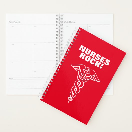 Eigen kaduceus-symbool spiraalplanner voor verplee planner (Display)