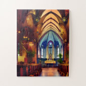 Eigen kerk Fantasy Art 01 puzzel Legpuzzel (Verticaal)