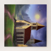 Eigen kerk Fantasy Art 04 puzzel (Horizontaal)