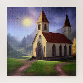 Eigen kerk Fantasy Art 04 puzzel
