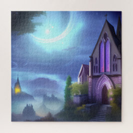 Eigen kerk Fantasy Art 06 puzzle Legpuzzel