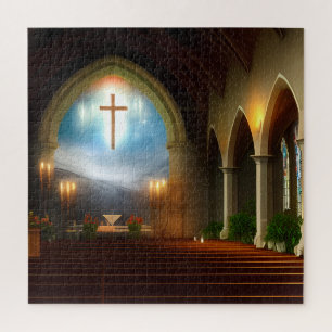 Eigen kerk Fantasy Art 07 puzzle Legpuzzel