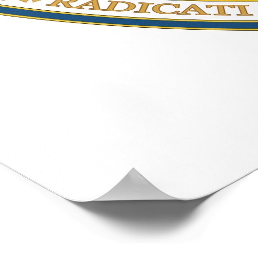 Eigen kerkzegel poster (Hoek)